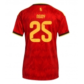 Billige Belgien Nathan Ngoy #25 Hjemmebanetrøje Dame VM 2026 Kort ærmer