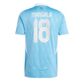 Billige Belgien Orel Mangala #18 Udebanetrøje EM 2024 Kort ærmer