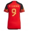 Billige Belgien Romelu Lukaku #9 Hjemmebanetrøje Dame VM 2022 Kort ærmer