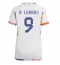 Billige Belgien Romelu Lukaku #9 Udebanetrøje Dame VM 2022 Kort ærmer