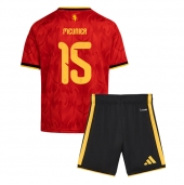 Billige Belgien Thomas Meunier #15 Hjemmebanetrøje Børn VM 2026 Kort ærmer (+ bukser)