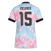 Billige Belgien Thomas Meunier #15 Udebanetrøje Dame VM 2026 Kort ærmer