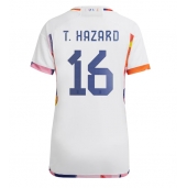 Billige Belgien Thorgan Hazard #16 Udebanetrøje Dame VM 2022 Kort ærmer