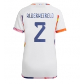 Billige Belgien Toby Alderweireld #2 Udebanetrøje Dame VM 2022 Kort ærmer