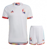 Billige Belgien Udebanetrøje Børn VM 2022 Kort ærmer (+ bukser)