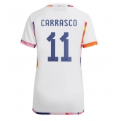Billige Belgien Yannick Carrasco #11 Udebanetrøje Dame VM 2022 Kort ærmer