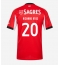 Billige Benfica Richard Rios #20 Hjemmebanetrøje 2025-26 Kort ærmer
