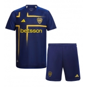 Billige Boca Juniors Tredje trøje Børn 2024-25 Kort ærmer (+ bukser)