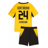 Billige Borussia Dortmund Daniel Svensson #24 Hjemmebanetrøje Børn 2026-27 Kort ærmer (+ bukser)