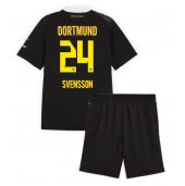Billige Borussia Dortmund Daniel Svensson #24 Udebanetrøje Børn 2026-27 Kort ærmer (+ bukser)