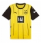 Billige Borussia Dortmund Donyell Malen #21 Hjemmebanetrøje 2024-25 Kort ærmer
