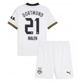 Billige Borussia Dortmund Donyell Malen #21 Tredje trøje Børn 2024-25 Kort ærmer (+ bukser)