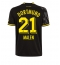 Billige Borussia Dortmund Donyell Malen #21 Udebanetrøje 2022-23 Kort ærmer
