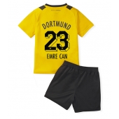Billige Borussia Dortmund Emre Can #23 Hjemmebanetrøje Børn 2022-23 Kort ærmer (+ bukser)