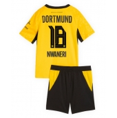 Billige Borussia Dortmund Ethan Nwaneri #18 Hjemmebanetrøje Børn 2026-27 Kort ærmer (+ bukser)
