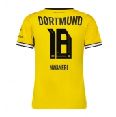 Billige Borussia Dortmund Ethan Nwaneri #18 Hjemmebanetrøje Dame 2026-27 Kort ærmer