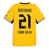 Billige Borussia Dortmund Fabio Silva #21 Hjemmebanetrøje 2026-27 Kort ærmer