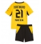 Billige Borussia Dortmund Fabio Silva #21 Hjemmebanetrøje Børn 2026-27 Kort ærmer (+ bukser)