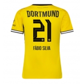 Billige Borussia Dortmund Fabio Silva #21 Hjemmebanetrøje Dame 2026-27 Kort ærmer