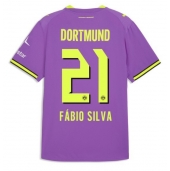 Billige Borussia Dortmund Fabio Silva #21 Tredje trøje 2026-27 Kort ærmer