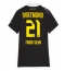 Billige Borussia Dortmund Fabio Silva #21 Udebanetrøje Dame 2026-27 Kort ærmer