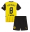 Billige Borussia Dortmund Felix Nmecha #8 Hjemmebanetrøje Børn 2024-25 Kort ærmer (+ bukser)