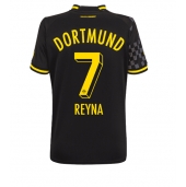 Billige Borussia Dortmund Giovanni Reyna #7 Udebanetrøje Dame 2022-23 Kort ærmer