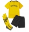 Billige Borussia Dortmund Hjemmebanetrøje Børn 2022-23 Kort ærmer (+ bukser)