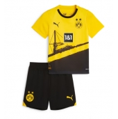 Billige Borussia Dortmund Hjemmebanetrøje Børn 2023-24 Kort ærmer (+ bukser)