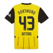 Billige Borussia Dortmund Jamie Bynoe-Gittens #43 Hjemmebanetrøje 2024-25 Kort ærmer