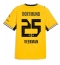 Billige Borussia Dortmund Joey Veerman #25 Hjemmebanetrøje 2026-27 Kort ærmer