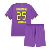 Billige Borussia Dortmund Joey Veerman #25 Tredje trøje Børn 2026-27 Kort ærmer (+ bukser)