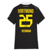 Billige Borussia Dortmund Joey Veerman #25 Udebanetrøje Dame 2026-27 Kort ærmer