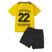 Billige Borussia Dortmund Jude Bellingham #22 Hjemmebanetrøje Børn 2022-23 Kort ærmer (+ bukser)