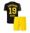 Billige Borussia Dortmund Julian Brandt #19 Udebanetrøje Børn 2022-23 Kort ærmer (+ bukser)