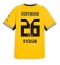 Billige Borussia Dortmund Julian Ryerson #26 Hjemmebanetrøje 2026-27 Kort ærmer