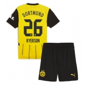 Billige Borussia Dortmund Julian Ryerson #26 Hjemmebanetrøje Børn 2024-25 Kort ærmer (+ bukser)