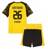 Billige Borussia Dortmund Julian Ryerson #26 Hjemmebanetrøje Børn 2025-26 Kort ærmer (+ bukser)