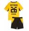 Billige Borussia Dortmund Julian Ryerson #26 Hjemmebanetrøje Børn 2026-27 Kort ærmer (+ bukser)
