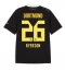 Billige Borussia Dortmund Julian Ryerson #26 Udebanetrøje 2026-27 Kort ærmer