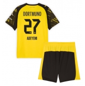 Billige Borussia Dortmund Karim Adeyemi #27 Hjemmebanetrøje Børn 2025-26 Kort ærmer (+ bukser)