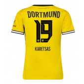 Billige Borussia Dortmund Konstantinos Karetsas #19 Hjemmebanetrøje Dame 2026-27 Kort ærmer