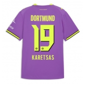 Billige Borussia Dortmund Konstantinos Karetsas #19 Tredje trøje 2026-27 Kort ærmer