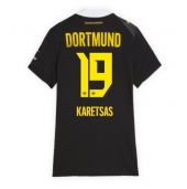 Billige Borussia Dortmund Konstantinos Karetsas #19 Udebanetrøje Dame 2026-27 Kort ærmer