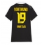 Billige Borussia Dortmund Konstantinos Karetsas #19 Udebanetrøje Dame 2026-27 Kort ærmer