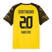 Billige Borussia Dortmund Marcel Sabitzer #20 Hjemmebanetrøje 2025-26 Kort ærmer