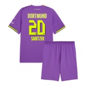 Billige Borussia Dortmund Marcel Sabitzer #20 Tredje trøje Børn 2026-27 Kort ærmer (+ bukser)