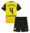 Billige Borussia Dortmund Nico Schlotterbeck #4 Hjemmebanetrøje Børn 2024-25 Kort ærmer (+ bukser)
