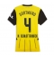 Billige Borussia Dortmund Nico Schlotterbeck #4 Hjemmebanetrøje Dame 2024-25 Kort ærmer