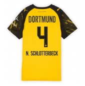 Billige Borussia Dortmund Nico Schlotterbeck #4 Hjemmebanetrøje Dame 2025-26 Kort ærmer